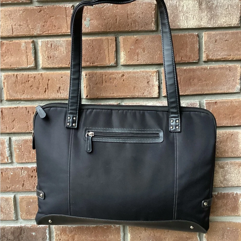 COMPUTER PADDED LAPTOP TOTE BAG